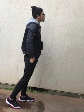 「svolme（スヴォルメ）のアイテム」を使った、ぽんさん（メンズ・177cm）の冬コーディネート