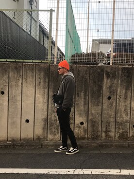 「BASECONTROL（ベースコントロール）のアイテム（ジャケット/アウター）」を使った、ぽんさん（メンズ・177cm）の冬コーディネート