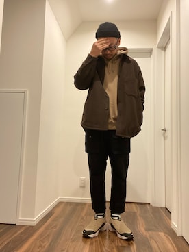 「POLeR（ポーラー）のアイテム（パンツ）」を使った、ぽんさん（メンズ・177cm）の秋コーディネート