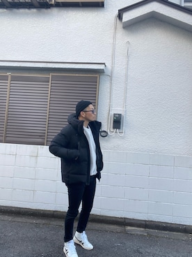 「united arrows」｜「アイテム（スウェット）」を使った、ぽんさん（メンズ・177cm）の冬コーディネート