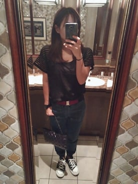 「TOMMY（トミー）のアイテム（腕時計）」を使った、lunayumiさん（レディース・161cm）の秋コーディネート