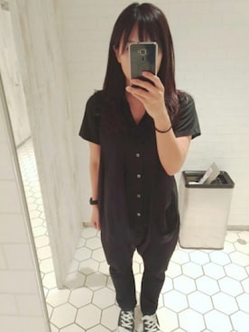 「mercibeaucoup,（メルシーボークー）のアイテム（アクセサリー）」を使った、lunayumiさん（レディース・161cm）の夏コーディネート