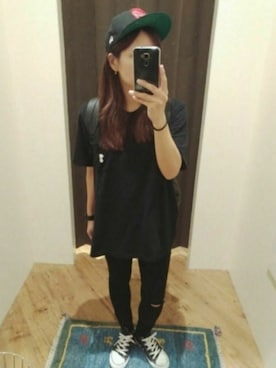 「TOMMY（トミー）のアイテム（腕時計）」を使った、lunayumiさん（レディース・161cm）の夏コーディネート