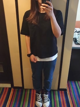 「TOMMY（トミー）のアイテム（腕時計）」を使った、lunayumiさん（レディース・161cm）の春コーディネート