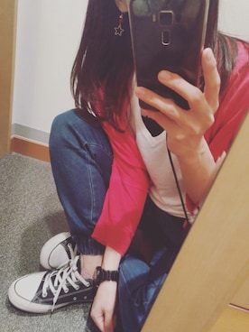 「TOMMY（トミー）のアイテム（腕時計）」を使った、lunayumiさん（レディース・161cm）の春コーディネート