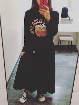 「AGOSTO（アゴスト）のアイテム（ジャケット/アウター）」を使った、lunayumiさん（レディース・161cm）の秋コーディネート