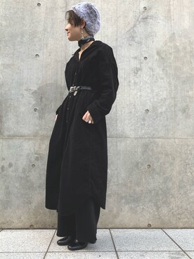 「アイテム（シャツワンピース）」を使った、moko01122さん（レディース・152cm・20代）の冬コーディネート