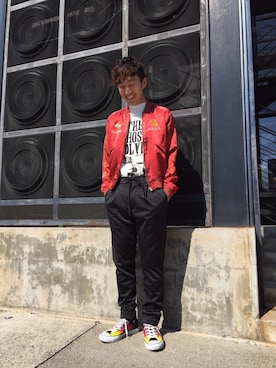 HIDEさん（メンズ・172cm）の春コーディネート