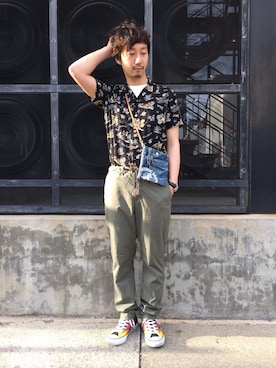 HIDEさん（メンズ・172cm）の春コーディネート