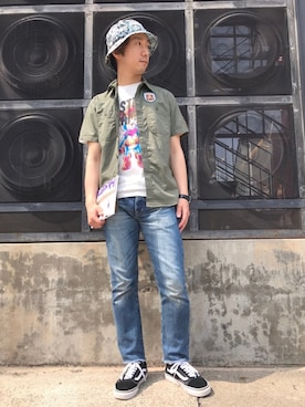 HIDEさん（メンズ・172cm）の春コーディネート