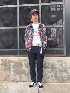 HIDEさん（メンズ・172cm）の春コーディネート