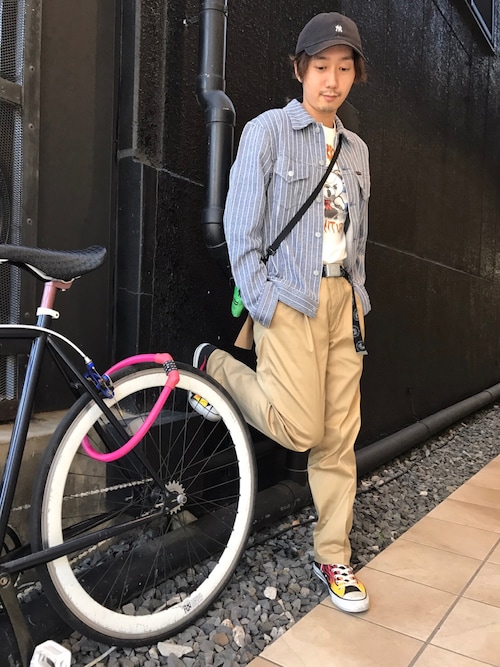 値下げ中！HYSTERIC GLAMOUR ストライプジャケット BLONDIE HYSTERIC GLAMOUR（ヒステリックグラマー）の「ロンドン