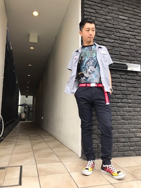 HIDEさん(メンズ・172cm)の夏コーディネート
