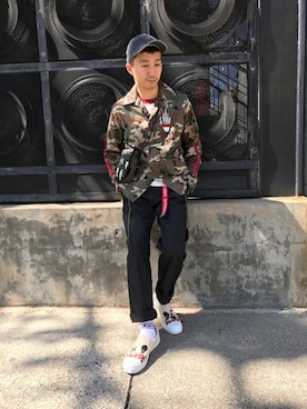 HIDEさん（メンズ・172cm）の夏コーディネート