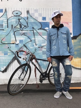 HIDEさん（メンズ・172cm）の夏コーディネート