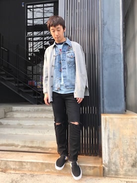 ニットレイヤード のメンズ人気ファッションコーディネート Wear