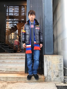 「切りっぱなし」｜HIDEさん（メンズ・172cm）の秋コーディネート