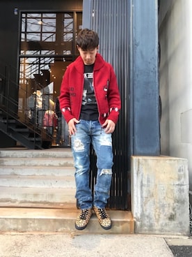 HIDEさん（メンズ・172cm）の秋コーディネート