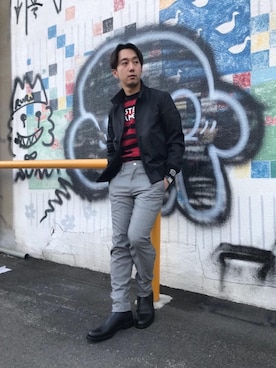 HIDEさん(メンズ・172cm)の冬コーディネート