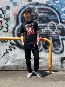 「MEDICOMTOY」｜HIDEさん（メンズ・172cm）の夏コーディネート