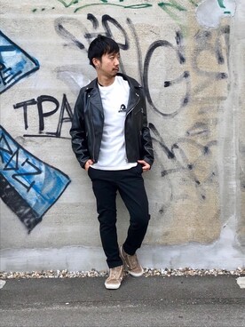「hystericglamour」｜「アイテム（ジャケット/アウター）」を使った、HIDEさん（メンズ・172cm）の夏コーディネート