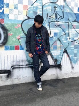 「hystericglamour」｜「アイテム（ジャケット/アウター）」を使った、HIDEさん（メンズ・172cm）の夏コーディネート