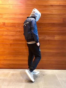 「hystericglamour」｜「アイテム（ジャケット/アウター）」を使った、HIDEさん（メンズ・172cm）の秋コーディネート