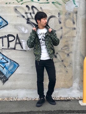 「hystericglamour」｜「アイテム（ジャケット/アウター）」を使った、HIDEさん（メンズ・172cm）の秋コーディネート