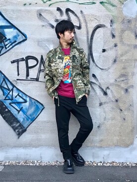 「hystericglamour」｜HIDEさん（メンズ・172cm）の秋コーディネート