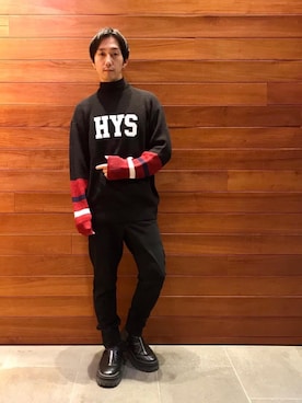 HIDEさん(メンズ・172cm)の冬コーディネート