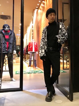 HIDEさん（メンズ・172cm）の冬コーディネート