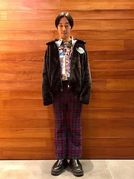 HIDEさん（メンズ・172cm）の冬コーディネート