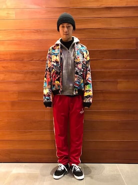 「タートル」｜「アイテム（ブルゾン）」を使った、HIDEさん（メンズ・172cm）の冬コーディネート