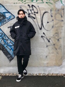 HIDEさん（メンズ・172cm）の冬コーディネート