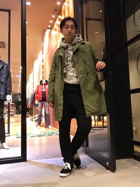HIDEさん（メンズ・172cm）の冬コーディネート