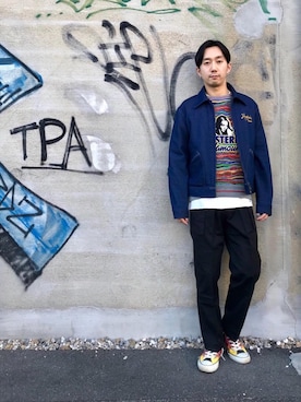 HIDEさん（メンズ・172cm）の冬コーディネート