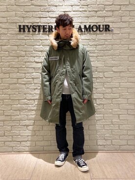 「ロッキーマウンテン」｜「アイテム（ジャケット/アウター）」を使った、HIDEさん（メンズ・172cm）の冬コーディネート