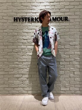 「アロハシャツ」｜HIDEさん（メンズ・172cm）の夏コーディネート