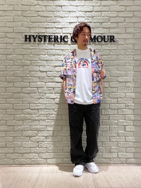 「アロハシャツ」｜HIDEさん（メンズ・172cm）の夏コーディネート