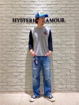 HIDEさん（メンズ・172cm）の夏コーディネート