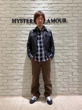「ウエスタンシャツ」｜「アイテム（その他アウター）」を使った、HIDEさん（メンズ・172cm）の秋コーディネート