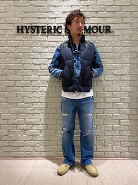 「ロッキーマウンテン」｜「アイテム（ジャケット/アウター）」を使った、HIDEさん（メンズ・172cm）の秋コーディネート