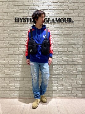HYSTERIC GLAMOUR TRIANGLE WOMAN チェストバッグ