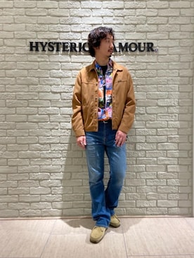 「70'sコーデ」｜「アイテム（ブルゾン）」を使った、HIDEさん（メンズ・172cm）の冬コーディネート