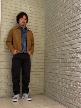 「70'sコーデ」｜「アイテム（ブルゾン）」を使った、HIDEさん（メンズ・172cm）の冬コーディネート