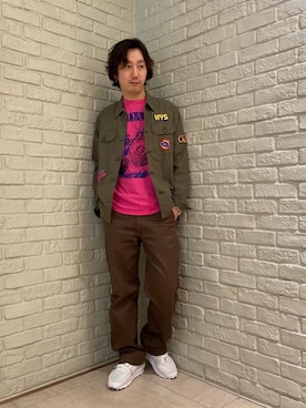 HIDEさん（メンズ・172cm）の春コーディネート