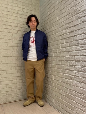 HIDEさん（メンズ・172cm）の春コーディネート