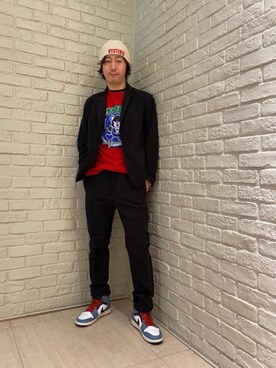 HIDEさん（メンズ・172cm）の春コーディネート