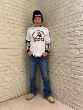 HIDEさん（メンズ・172cm）の春コーディネート