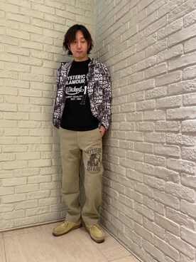 「サマーニット」｜「アイテム（ブルゾン）」を使った、HIDEさん（メンズ・172cm）の春コーディネート